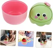 ADOCARN Compact Strawberries Bin Desktop Small Storage Case Kids Room Office Bedroom Waste Basket