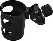 KOCKSHION Stroller Cup Holder for Water Bottles and Cups Bike Handlebar Drink Rack Multi Angle Rotation for Stroller and Walker Durable Material Convenient Design