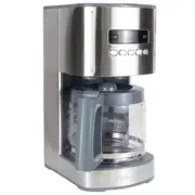 KENMORE Programmable Coffee Maker 12-Cups in Stainless Silver w/ Reusable Filter