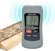Tree Moisture Meter | Multifunctional Digital Humidity Meter Moisture Reader,Versatile Temperature Humidity Monitor Moisture Detector for Woodworkers