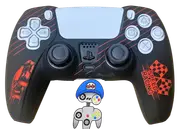 Silicone Cover For PS5 Controller Case Skin - Red Racer