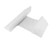 Baby Shaped Pillow Side Sleeping Pillow Triangle Positioning Baby Pillow Infant Side Sleep Positioner Removable and Washable-White