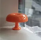 Mushroom Lamp Orange Desk Light Modern Light For Bedroom