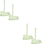 Cabilock 2sets Glow in The Dark Halloween Plastic Chains Realistic Decor Props for Luminous Party Decoration Chains 2pcs*2