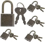 MOLUCKFU 5 Sets Mini Padlock Keys for Treasure Box Jewelry Box Locks Replacement