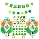 Patrick’s Day Decors Shamrock Four Leaf for Ballon Cake