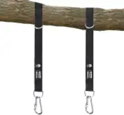 Tree Swing Hanging Strap 5ft Hold 2200lbs Stainless Carabiners Easy Installation
