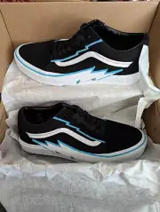 VANS OLD SKOOL BOLT SIZE 10 MENS POP BLACK BLUE
