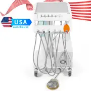 FDA dental Unidad móvil unidad portátil con compresde aire scaler curing light