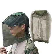 Fly Head Net, Fly Head Mesh | Face Net, Hat Heads, Fly Net | 2 x Fine Mesh Screen Net, Fly Face Cover, Fly Protection for Beekeeping, Fishing, Protection in