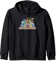[DC Comics] Justice League Rainbow Group Launch Poster Zip Hoodie