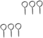 jojofuny Sets Screw Eye Pins Screw Eye Bail Pins for Jewelry Making Easy to Use Findings for Crafting Pcs