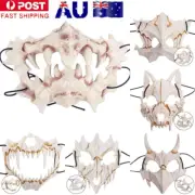 Mask Bone Skull Cosplay Halloween Mask Animal Masquerade Carnival Party Props AU