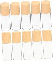 VICASKY 10Pcs Glass Essential Oil Roller Bottles with Caps Refillable and Leakproof Travel for Essential Oils and Perfumes Convenient Empty Roller Bottles