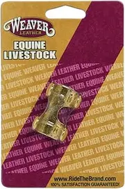 Weaver Leather Solid Brass Rope Clamp, Solid Brass, 1/2" x 1-5/8"