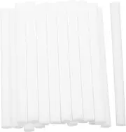 BCOATH 50pcs Mini Humidifier Diffuser Sticks Cotton Core Wick for Car Home Travel White 8x100mm