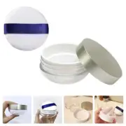 Powder Box Empty Make-up with Puff Miss Travel Cases for Trip Refillable Boxes