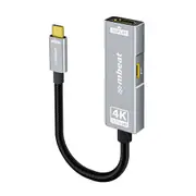 mbeat Tough Link USB-C to HDMI Adapter with 100W PD 21.6Gbps Space Grey