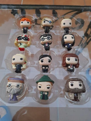 Harry Potter Pop Funko Ovos kinder Joy 2023 - complete set of 12 figures