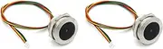 [Mellisso] 2X GM60 UART Stainless Steel Controlled Ring Indicator Light 1D/QR/2D Bar Code Scanner QR Code Barcode Scanner Module