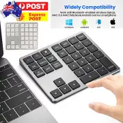 35 Keys Wireless Numeric Keypad Number Pad Numpads Dual Mode Keyboard PC Windows