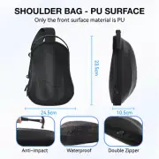 Waterproof PU Fabric EVA Hard Storage Bag For Quest 3/2/Pico4 Ultra VR Glasses