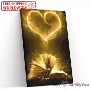 Paint By Numbers Kit Book Abstract Kids Oil Framed Adult Acrylic Wall Draw Art