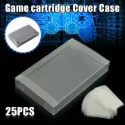 25x Game Plastic Cartridge Protector Cover Box Case For Nintendo SNES/Super NES