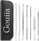 Gouiia Blackhead Remover Tool Pimple Popper Tool Kit Blackhead Extractor for ...