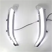 LED DRL Daytime Running Light Front Fog Lamps with Turn Signal Assembly Accessories Compatible With Subaru Compatible Withester 2013 2014 2015