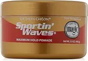 SoftSheen-Carson Sportin' Waves Maximum Hold Pomade, 3.5 oz
