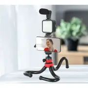 04LM Vlogging Kit LED Light Mobile Vlog Phone Video Selfie Stand Gorilla Tripod