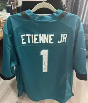 Travis Etienne Signed Nike Jersey Beckett COA Jacksonville Jaguars