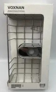 NEW IKEA VOXNAN 703.285.89 Chrome Bathroom Shower Caddy Shelf Accessory - SEALED