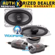 MEMPHIS MS46 CARBON FIBER 4x6" 2-WAY ALUMINUM TWEETERS SPEAKERS CROSSOVERS NEW