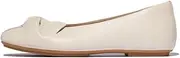 [FitFlop] Women's Delicato Soft-Twist Leather Ballet Flats, Beige