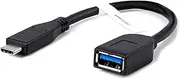 Plugable USB C to USB Adapter Cable with Driverless Technology, Enables Connection of USB Type C Laptop, Tablet, or Phone to a USB 3.0 Device (20 cm)