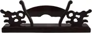 Folding Fan Stand Solid Display Rack for Handheld Fans Portable Storage Base for Home Office Stylish Decoration