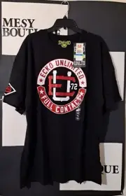 Ecko Unltd Men's Originals Full Control T-Shirt Summer Blk Size: XL