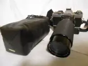 Minolta XD11 35mm SLR Film Camera w/50mm f1.4 & 70-210mm Lens+++