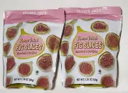 2x Trader Joes Freeze Dried Fig Slices Unsweetened and Unsulfured 1.76 oz bag