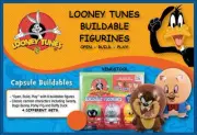 LOONEY TUNES FIGURE BUILDABLE NEW BALL CARTOON WARNER BROTHERS OPEN-BUILD-PLAY!