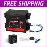 Weatherproof Breakaway Controller System with 12V Charger and LED Indicator