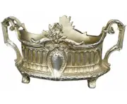 Elegant Interior 77079CP Compote Silver Accessory Storage Cosmetics