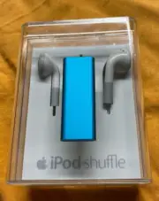 Apple iPod shuffle 3rd Generation Blue 2 GB. New Factory Sealed