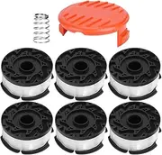 Haofy Lawn Mower Spool Fadenschneider Coil for Black + Decker AF100.6 Pack