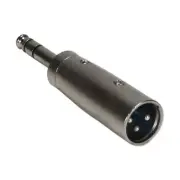 High Quality XLR 3Pin Male to 1/4" (6.35mm) Stereo Plug Audio Connector Adapter