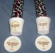 SS Adams fudge ice cream sundae snake surprise NOS MOC Unused Pc classic gags