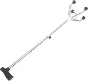 IWOWHERO Durable Aluminum Walking Stick Adjustable Four-legged Crutches Senior's Cane Nonslip Grip Lightweight Multi-use Hiking Pole