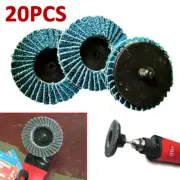 10PCS Metal Disc Wheel 2" Zirconia Flap For Angle Grinder 50mm Grinding Sanding